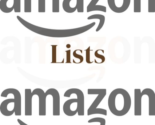 My Amazon Lists cover photo collage