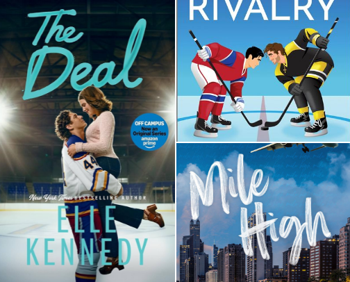 Hockey Romance Books Recommendations cover photo collage