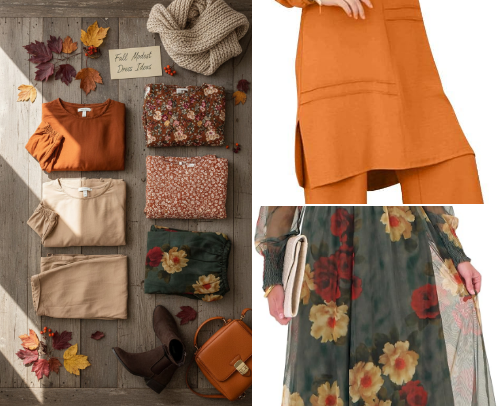 Modest Autumn Outfits 2026: Cozy Fall Fashion & Dresses for Women cover photo collage