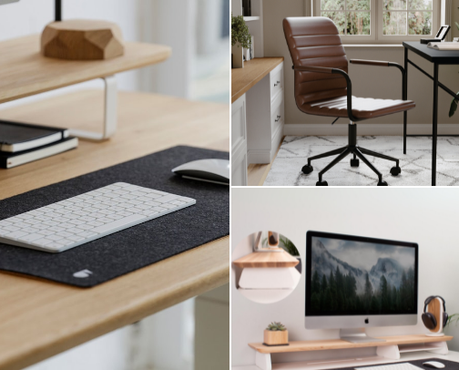 The best for a Mindful Workspace | Decor, tools, all-in-one cover photo collage