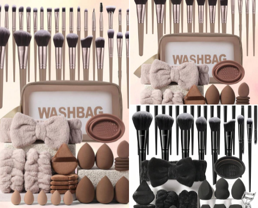 Christmas gifts from shein MAKE-UP cover photo collage