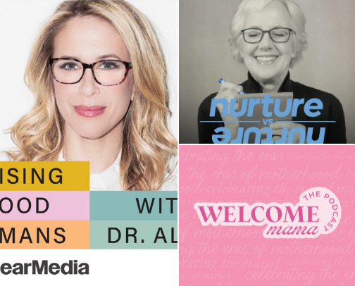 Best Podcasts to Better Yourself as a Parent cover photo collage
