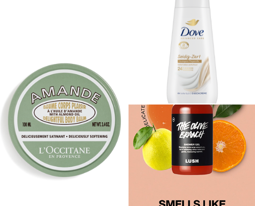 Shower and body care essentials to make heads turn and amplify your magnetic aura 🫧 cover photo collage