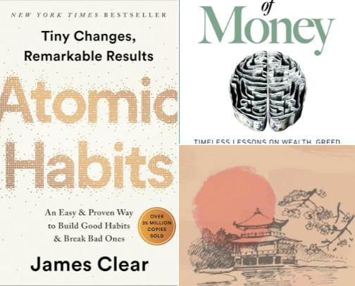 15 Books That Actually Changed the Way I Think About Life, Money, and Work cover photo collage