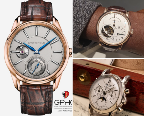 Luxury watches cover photo collage