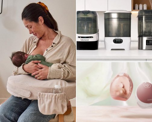 Breast feeding essentials cover photo collage