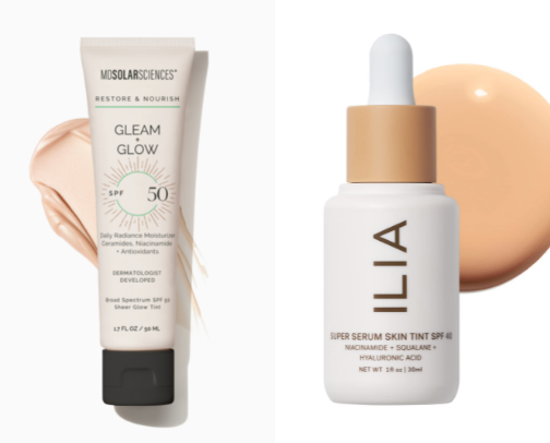 SPF Makeup cover photo collage
