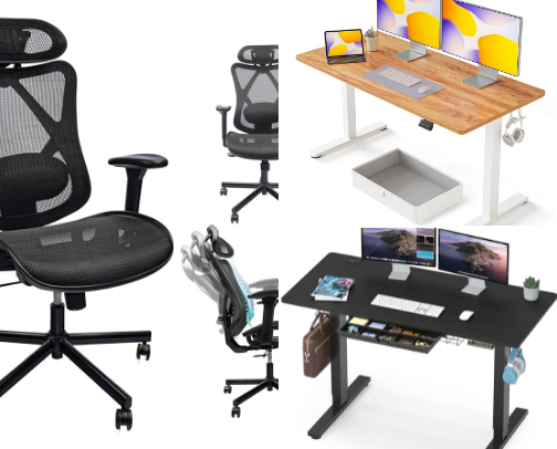 Best Work‑From‑Home Desk Setup Essentials for Productivity & Comfort cover photo collage