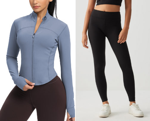 Lululemon dupes cover photo collage