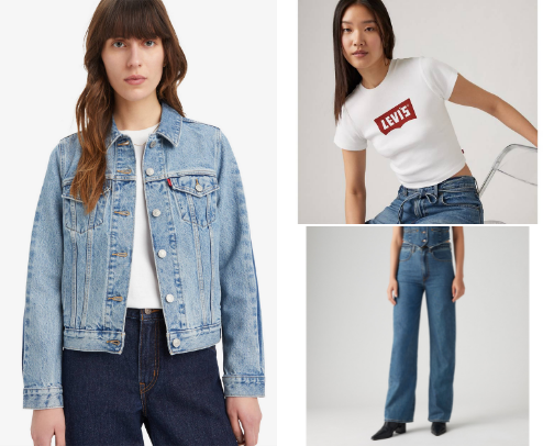 LEVI'S cover photo collage