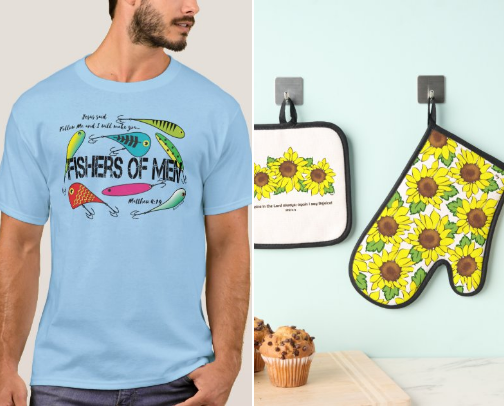 Unique Christian Apparel & Gift Ideas cover photo collage