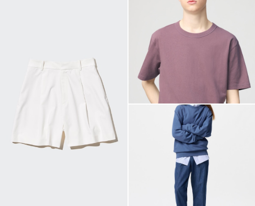 uniqlo basic pieces cover photo collage
