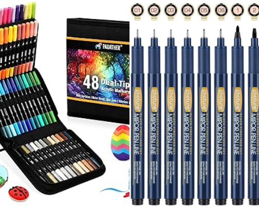 Art Supplies For Rock Painting cover photo collage