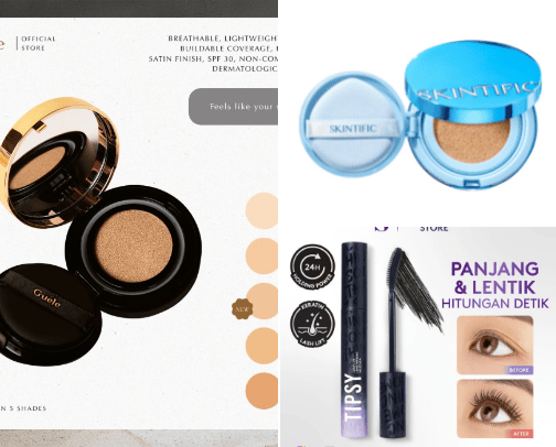 My Make Up cover photo collage