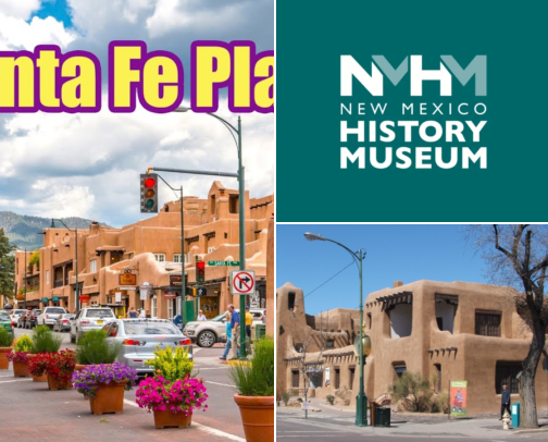🏜️ Santa Fe's Plaza, Canyon Road, Railyard & Museum Hill: Red & Green Chile, Adobe Churches & High-Desert Classics cover photo collage
