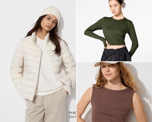 Best Simple Uniqlo Women Cloth cover photo collage