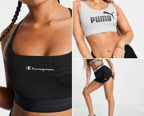 Sportwear cover photo collage