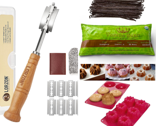 I love to bake and these are some of my favs and some of my to-be-bought list! cover photo collage