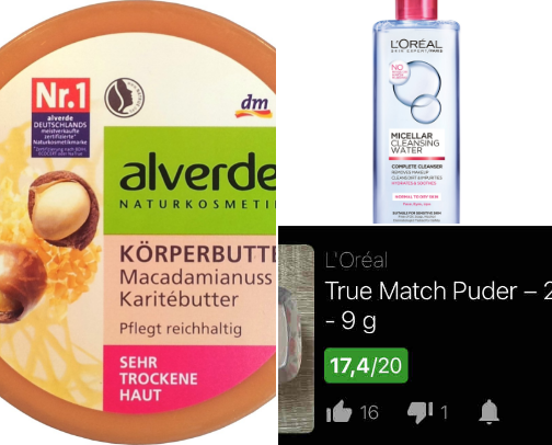 Beauty products that are high quality and healthy cover photo collage