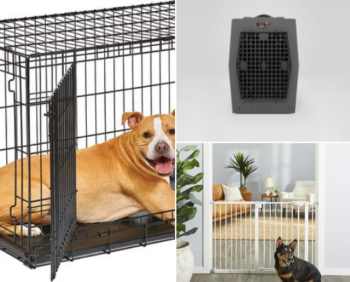 Crates, Baby Gates & X-Pens cover photo collage