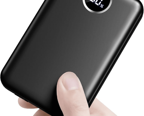 Recommended power bank capacity of 40.000mAh cover photo collage