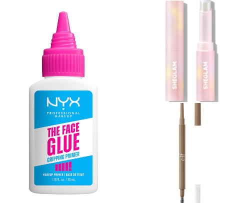 Full Face Drug Store Glam cover photo collage