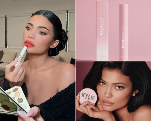 Kylie makeup cover photo collage