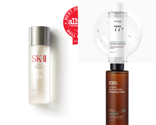 Skincare Obsessions ✨Skin Flooding ✨ Gentle Products for All Skin Types ✨ cover photo collage