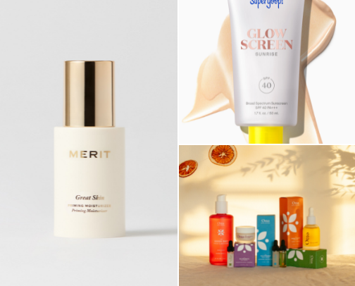 skin care + beauty must haves cover photo collage