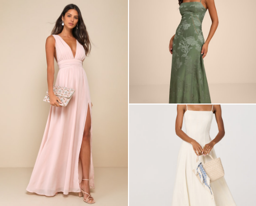 Wedding Guest Dresses I’d Wear to Every Type of Wedding (Affordable to Luxury) cover photo collage
