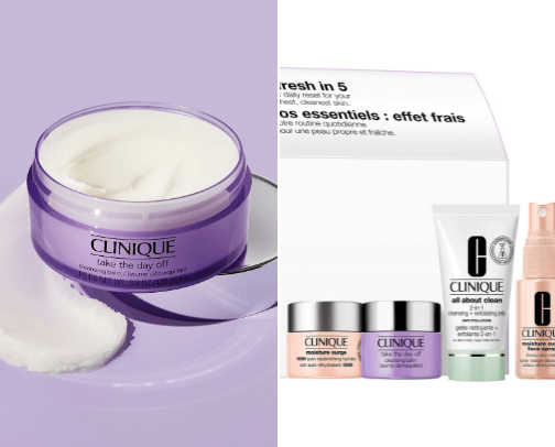 Clear, glowing and hydrated skin cover photo collage