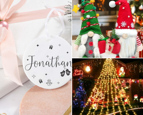 Holiday Ideas! Check out some suggestions for gift giving and decorating. cover photo collage