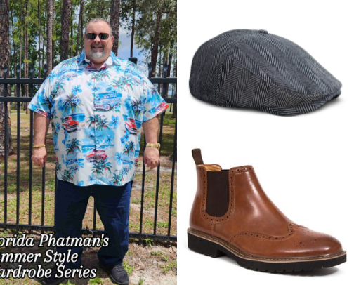 Men's Plus-Size Fashion cover photo collage