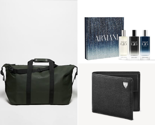 Christmas gifting for him under £100 cover photo collage