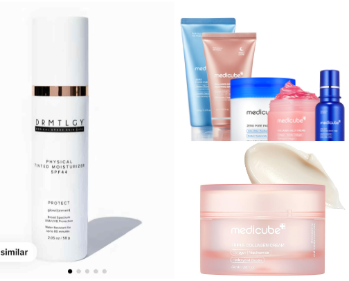 Skin Care for 45+ Sensitive Skin cover photo collage