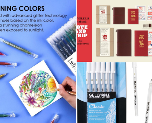 📓 | journaling + planner essentials cover photo collage