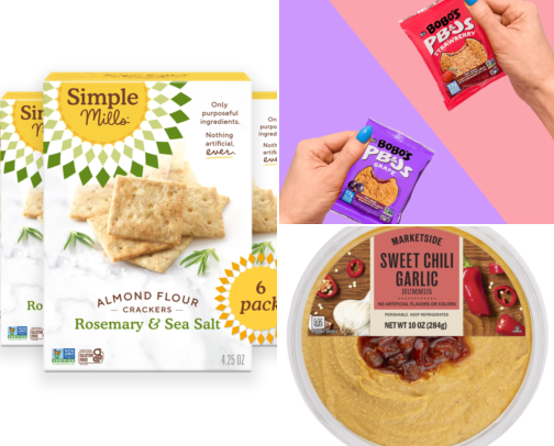 Dairy + Soy Free Snack Favorites cover photo collage