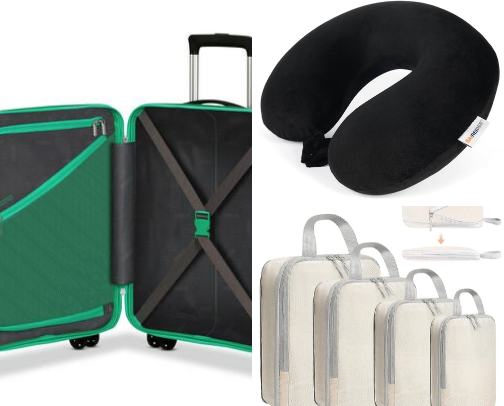 Travel essentials ✈️ cover photo collage