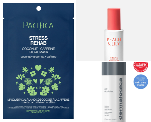 My ride or die skin care products cover photo collage