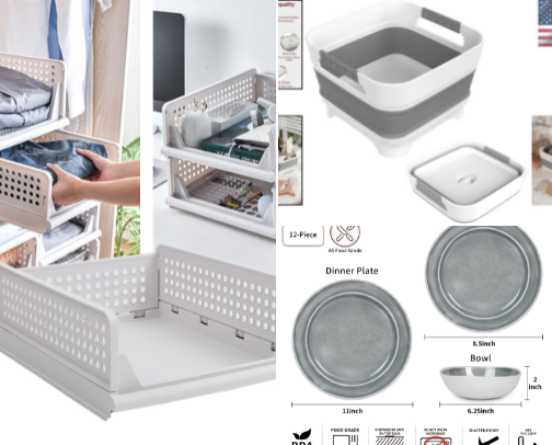 Motorhome friendly goods. Things I've found on my journey's cover photo collage