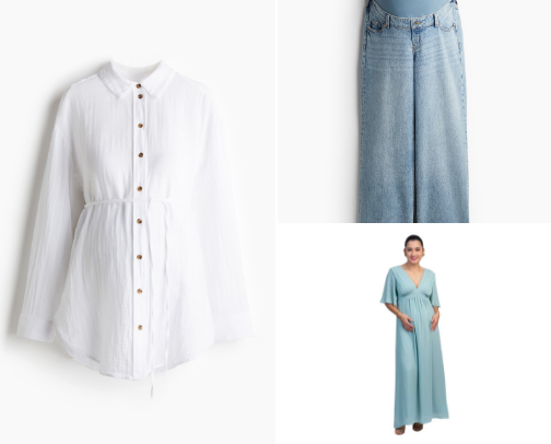 Outfit para maternidad con estilo 💖 cover photo collage