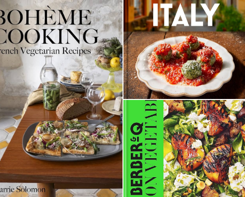 Vegetarian cookbooks to feed the soul cover photo collage