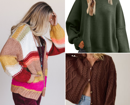 Sweaters cover photo collage