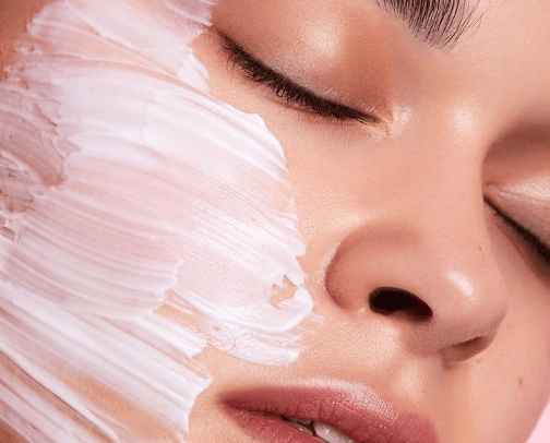 Skincare for acne treatment cover photo collage