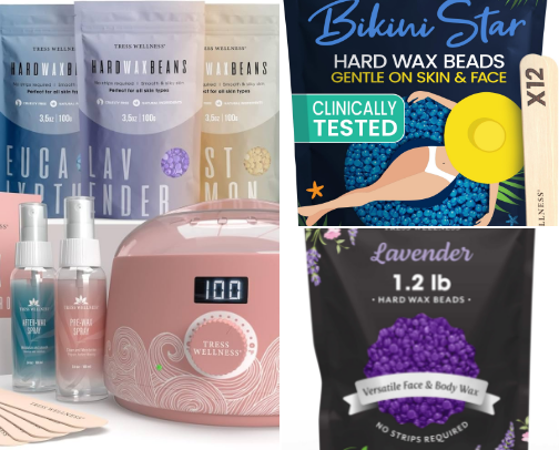 Everything you need to wax at Home ♡ cover photo collage