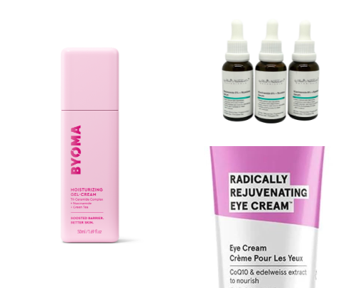 Skin care cover photo collage