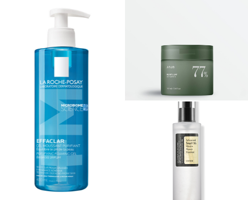 top skincare products (for all skin types) cover photo collage