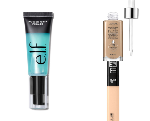 ALL drugstore school makeup cover photo collage