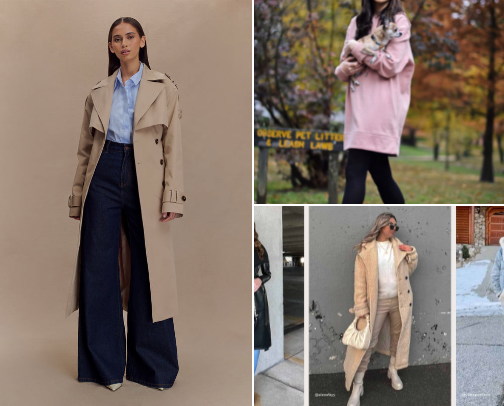 Fall & Winter Women fashion cover photo collage