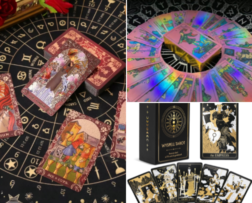 Tarot Decks I actually use  ✨🔮🌙 cover photo collage